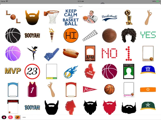 Captures d'écran de Basketball Hoops Sticker Pack iPad 