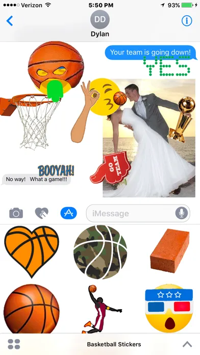 Captures d'écran de Basketball Hoops Sticker Pack