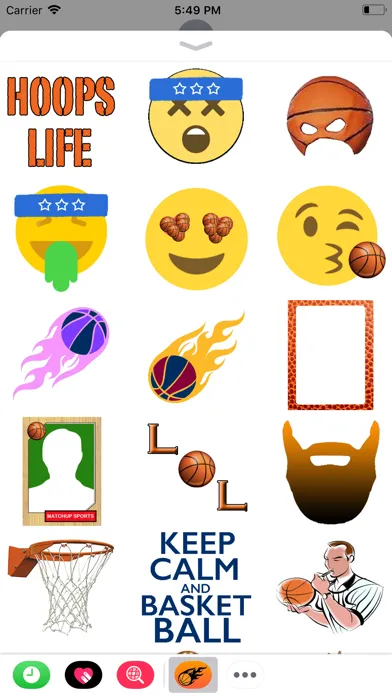 Captures d'écran de Basketball Hoops Sticker Pack