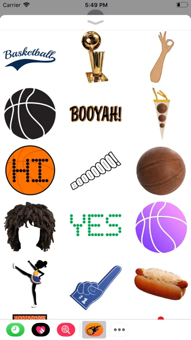 Captures d'écran de Basketball Hoops Sticker Pack