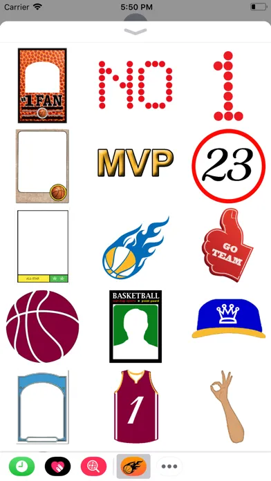 Captures d'écran de Basketball Hoops Sticker Pack