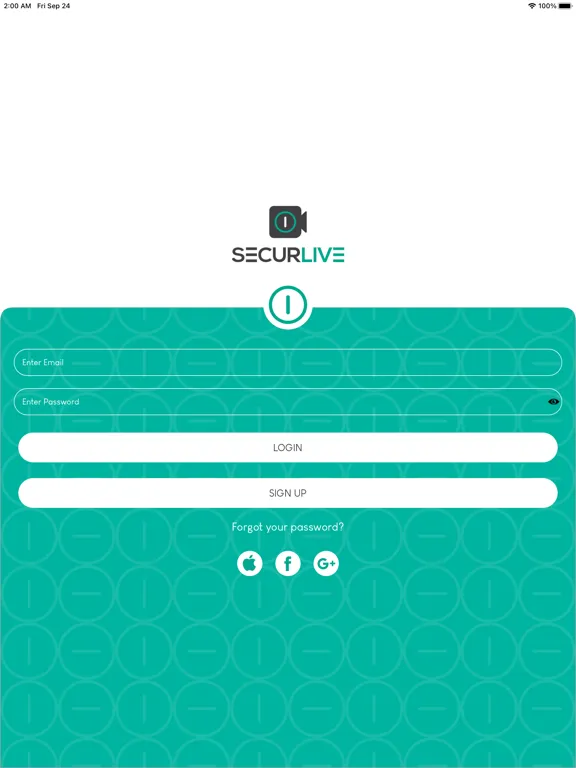 Captures d'écran de SecurLive iPad 