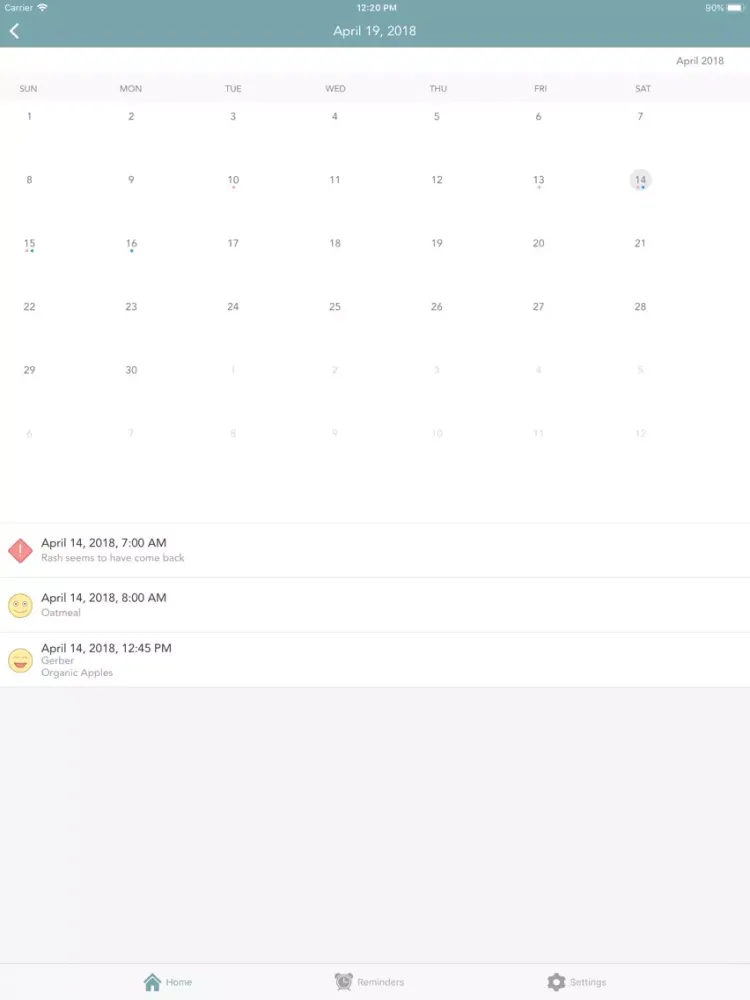 Скриншоты Baby's First Foods iPad 