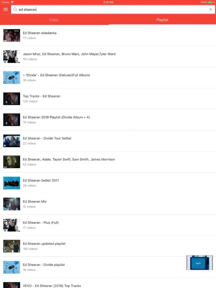 Music Tube - HD Video Streamer iPad  Screenshots