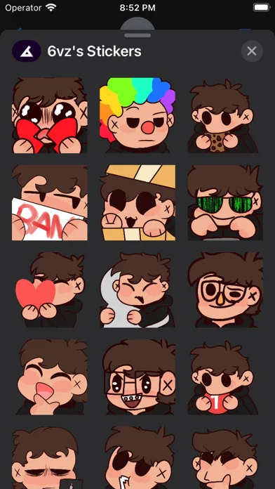 6vz's Stickers Ekran Görüntüleri