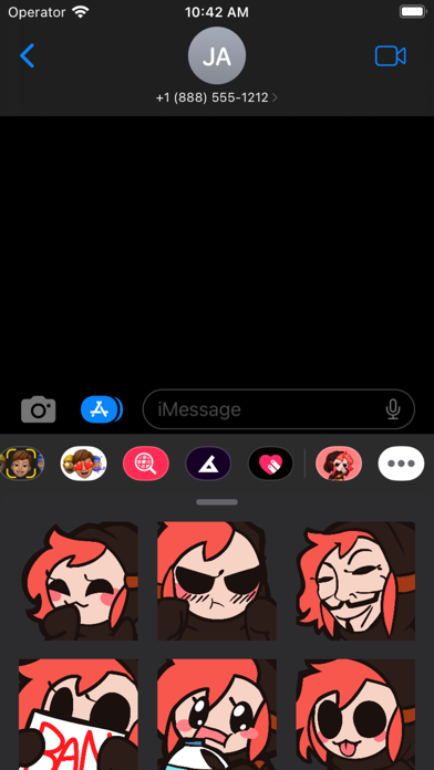 Zrzuty ekranu AlexFlipnote Stickers