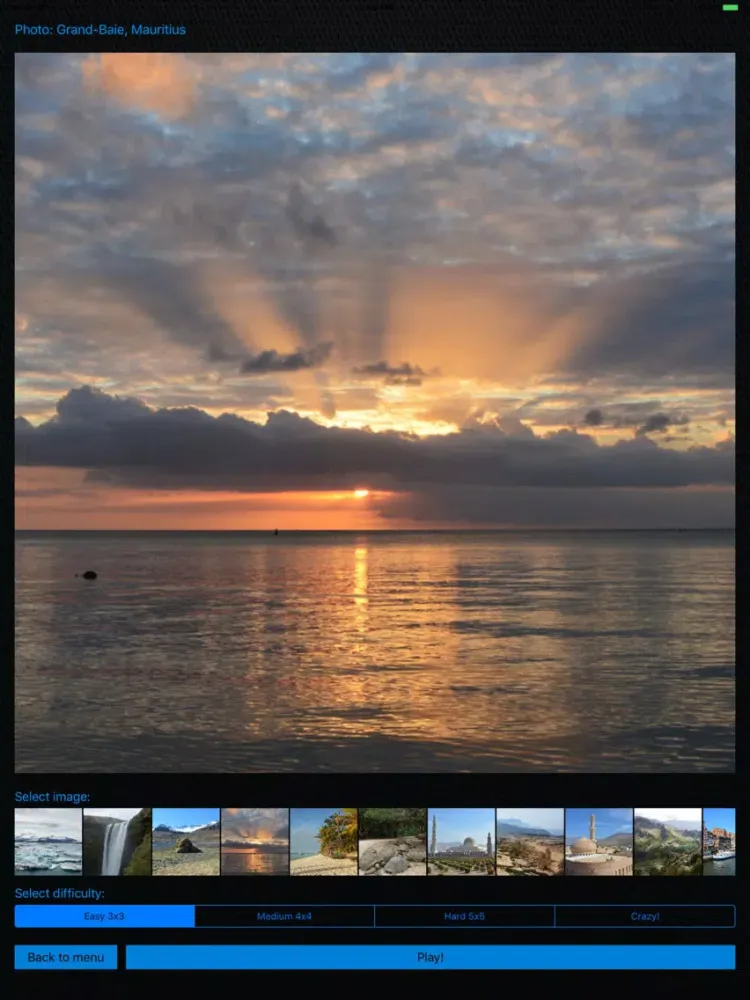 ภาพหน้าจอของ Slide Puzzle World iPad 