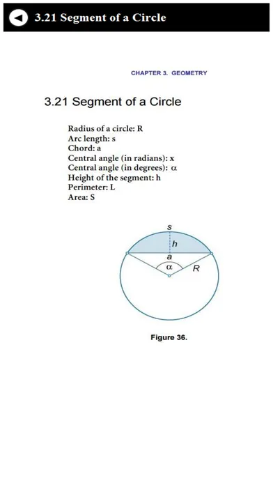 Math formulae handbook سکرین شاٹس