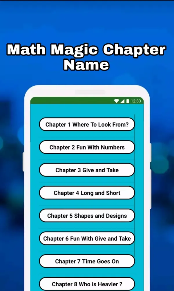 Ảnh chụp màn hình của Class 3 Maths in English