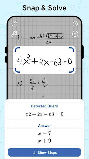 Math Scanner - Math Solutions Screenshots