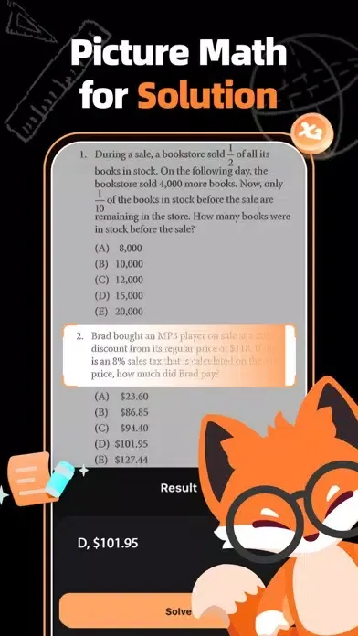 Quick Math:Question AI Answers سکرین شاٹس