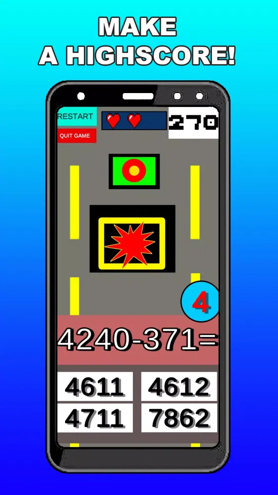 Math Blob RUN Screenshots