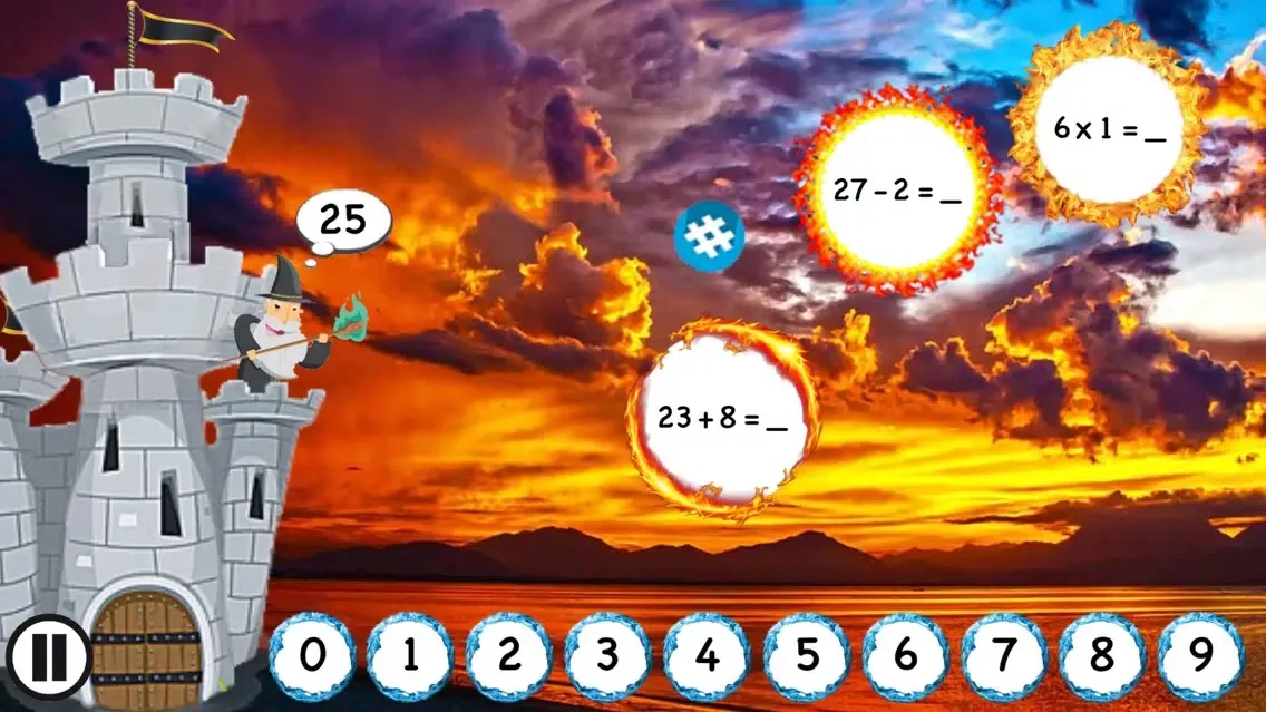 Capturas de tela do Math Castle - School Edition