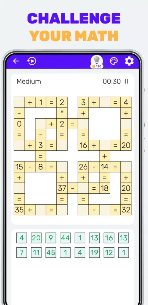 Screenshot di Math Cross