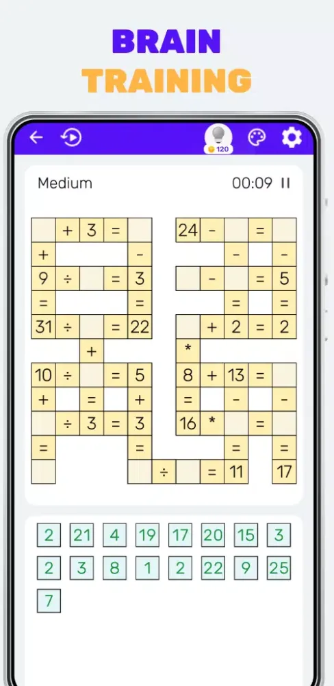 Screenshot di Math Cross
