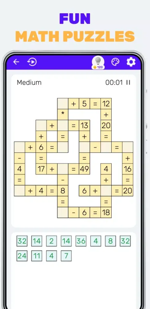 Screenshot di Math Cross
