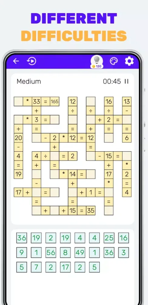Screenshot di Math Cross