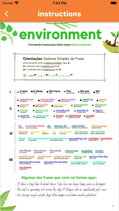 ภาพหน้าจอของ Sistema Simples de Frase