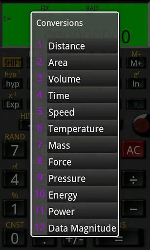 Mathex Scientific Calculator Screenshots