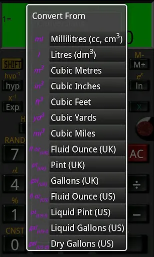 Mathex Scientific Calculator Screenshots