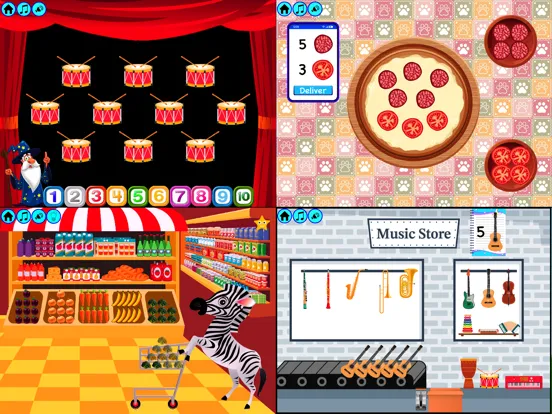 Preschool + Kindergarten Math iPad Ekran Görüntüleri