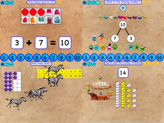 Preschool + Kindergarten Math iPad Ekran Görüntüleri