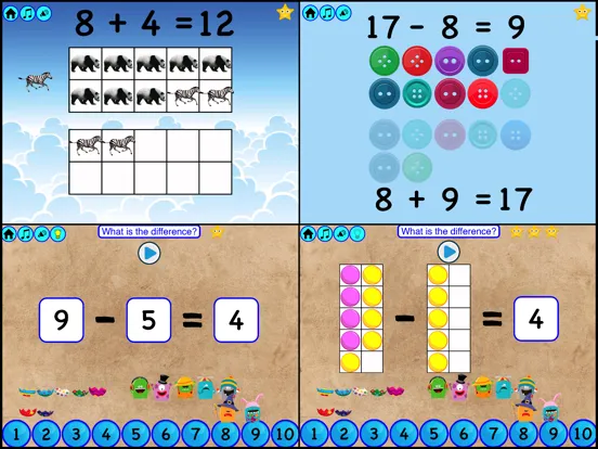 Preschool + Kindergarten Math iPad Ekran Görüntüleri