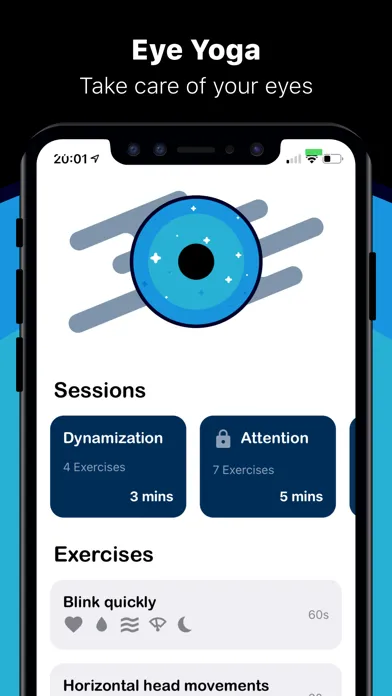 Capturas de tela do Eye Yoga - Exercise your eyes