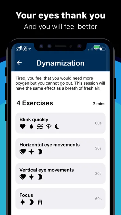 Capturas de tela do Eye Yoga - Exercise your eyes