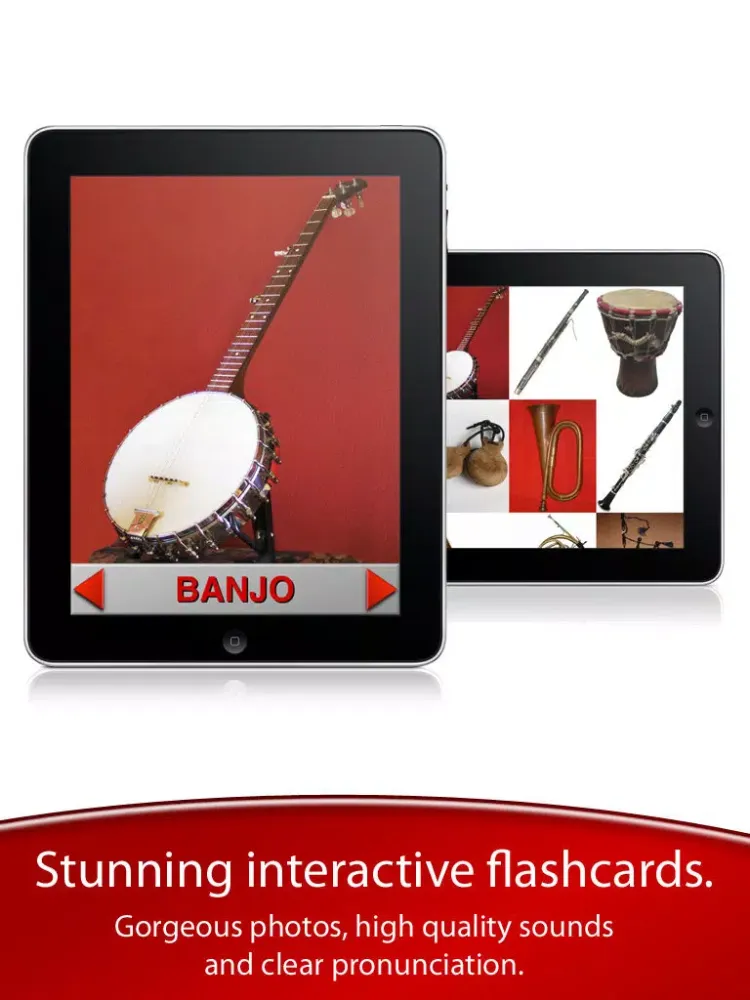 Discover Musical Instruments Free iPad  스크린샷