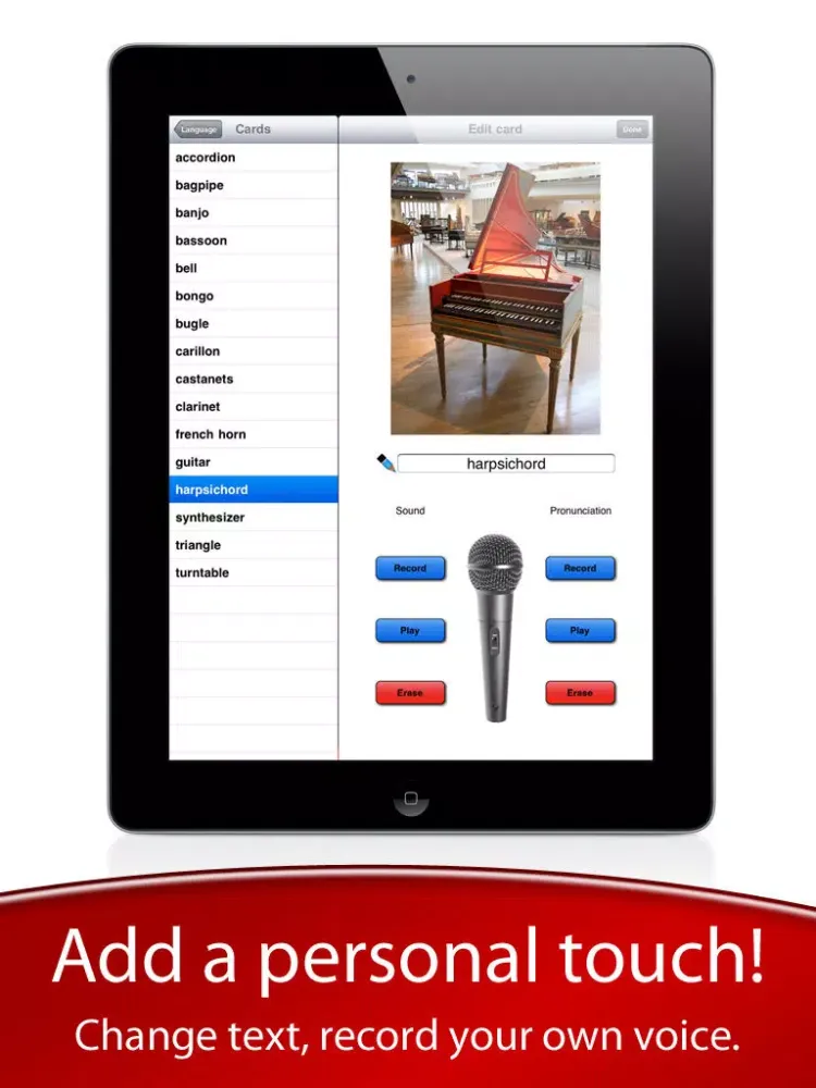 Discover Musical Instruments Free iPad  스크린샷