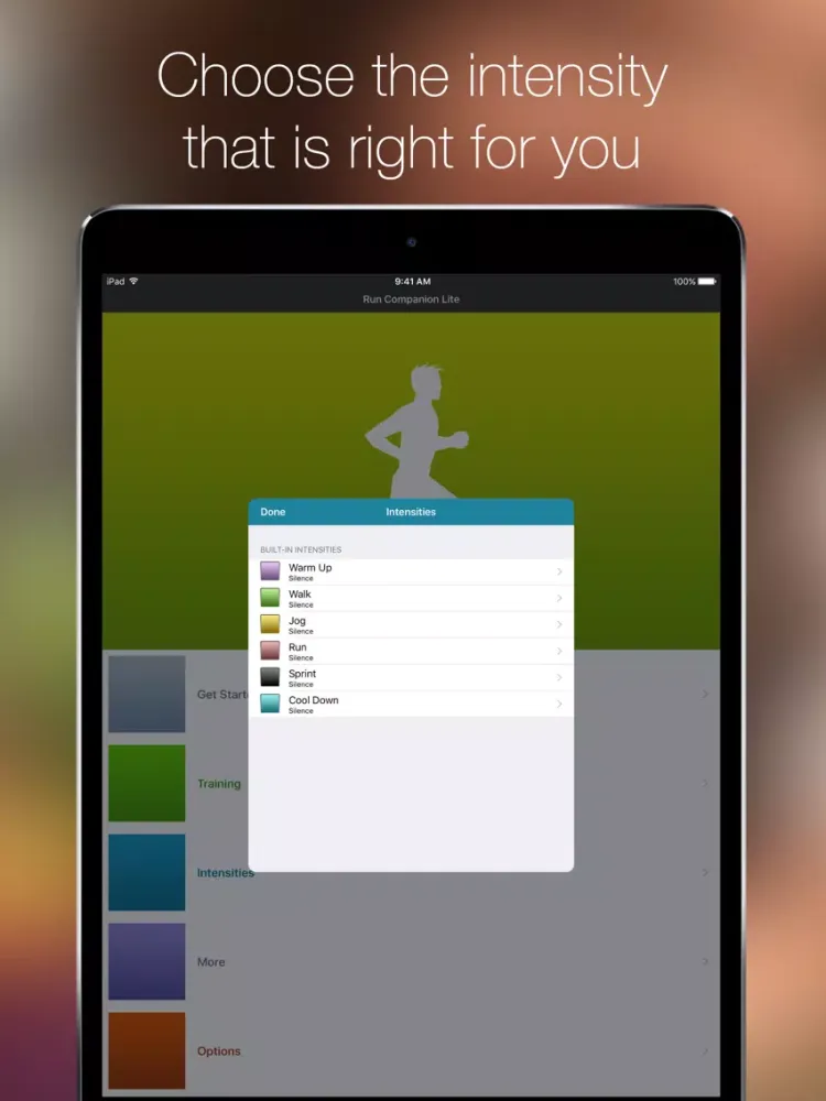 Run Companion Lite iPad  Screenshots