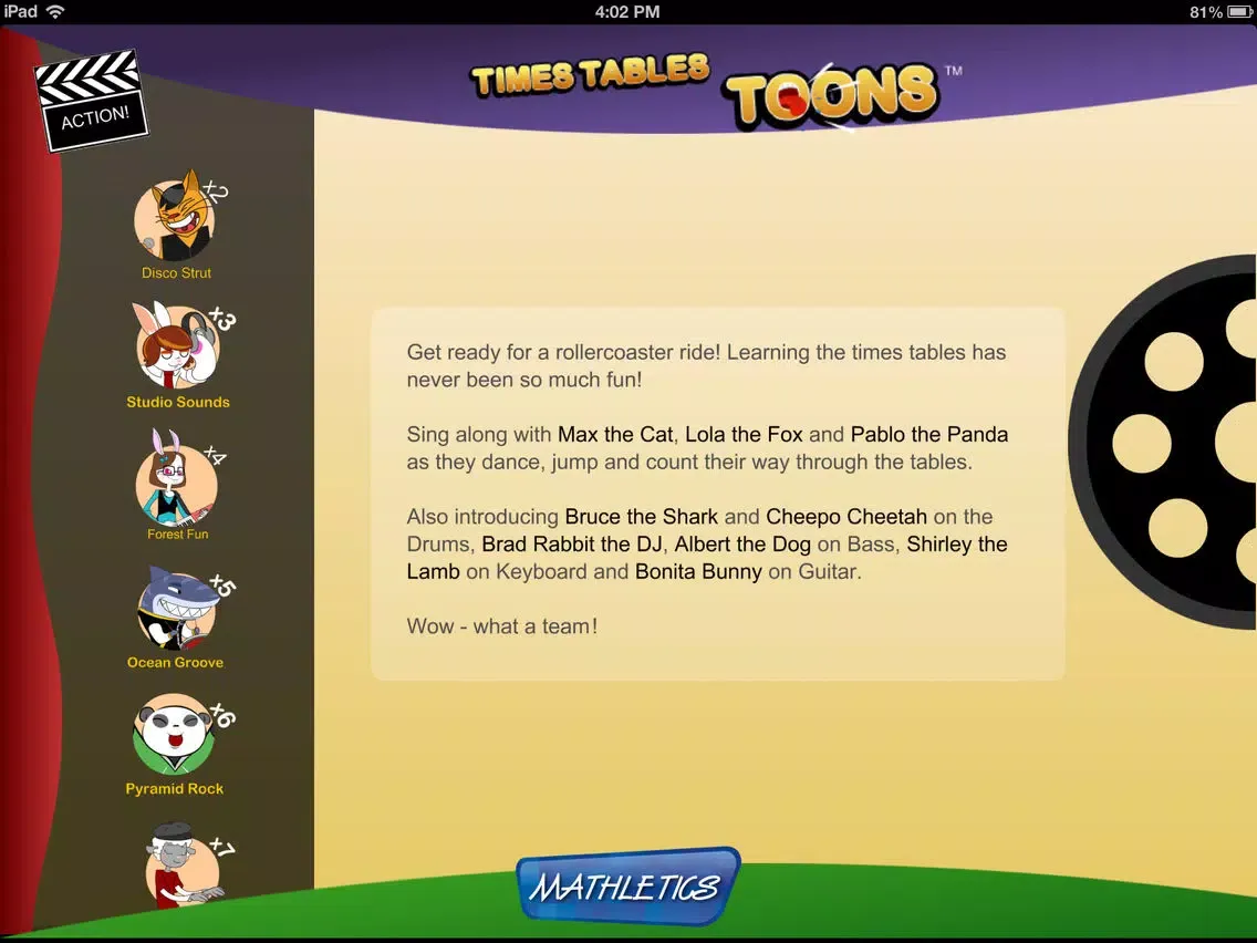 Times Table Toons iPad  Ekran Görüntüleri