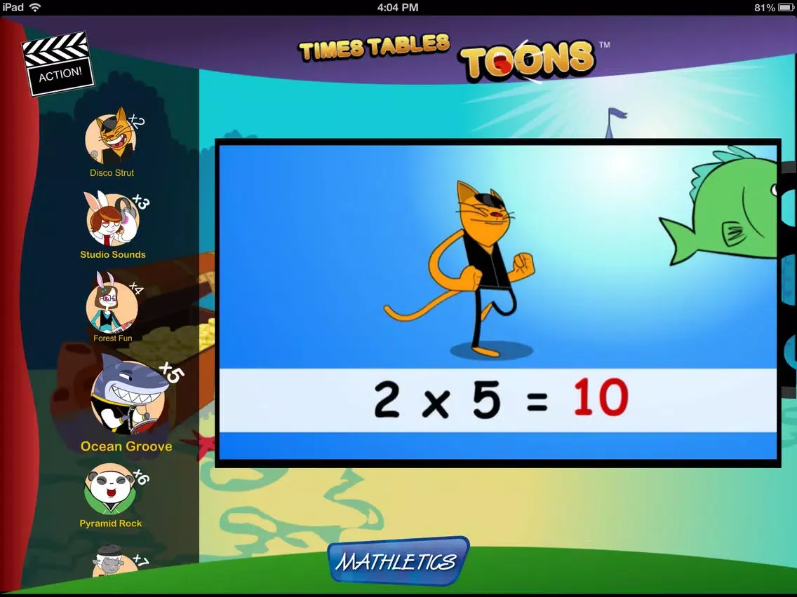 Times Table Toons iPad  Ekran Görüntüleri