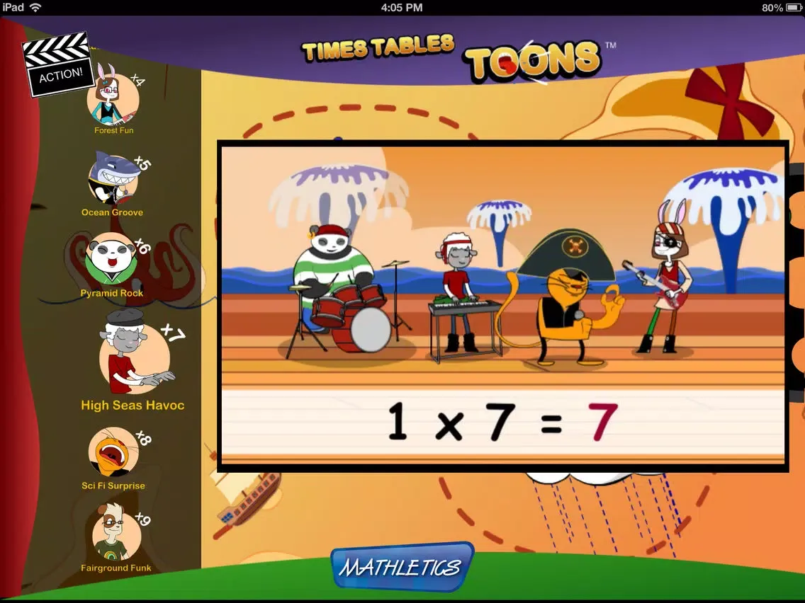 Times Table Toons iPad  Ekran Görüntüleri