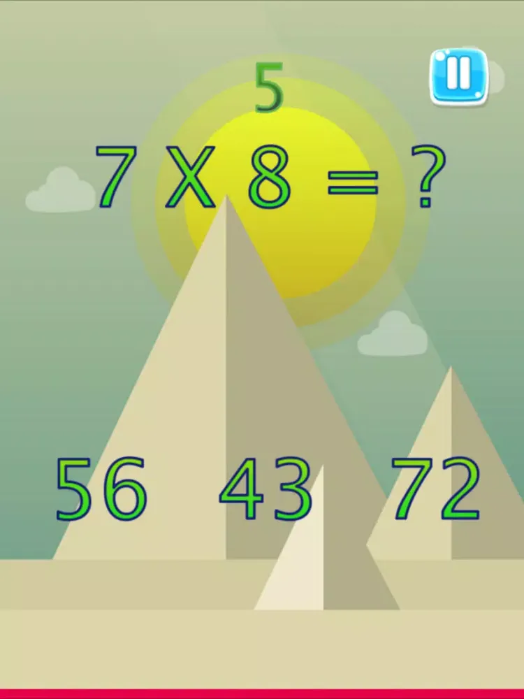 Tangkapan layar Math Quiz Advenure iPad 