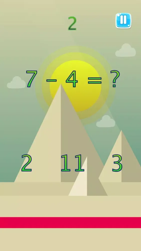 Tangkapan layar Math Quiz Advenure