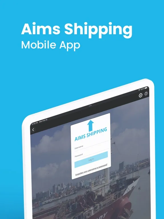 Aims Shipping LMS iPad  स्क्रीनशॉट