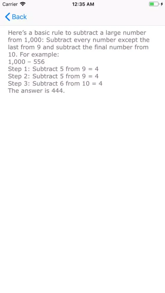 Zrzuty ekranu Maths Practice Quiz