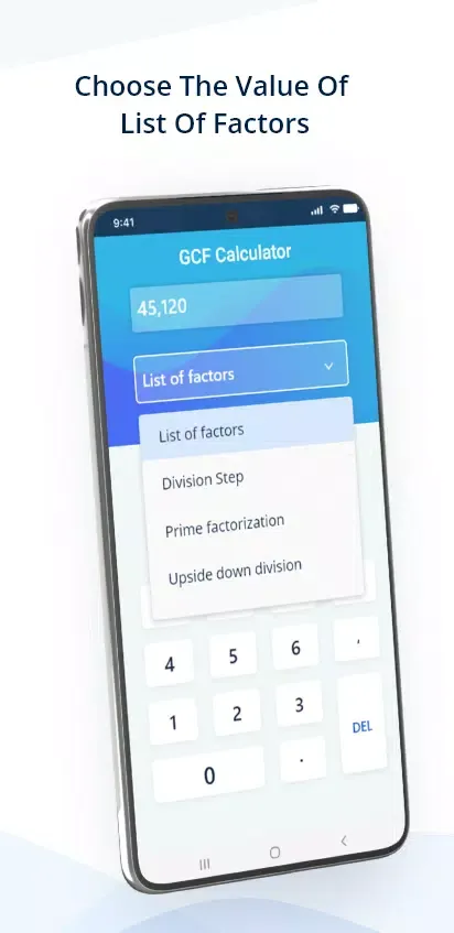 Capturas de pantalla de GCF & LCM Calculator