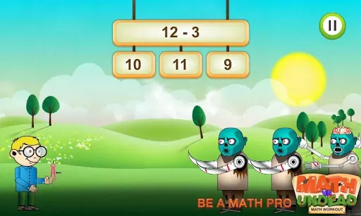 Screenshot di Math vs. Undead: Math Workout