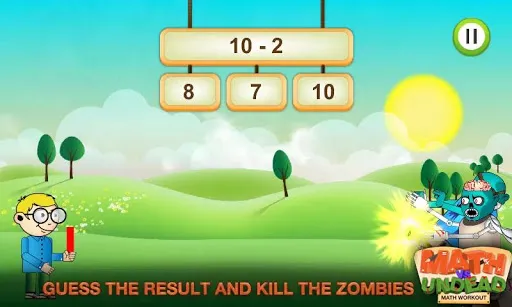 Screenshot di Math vs. Undead: Math Workout