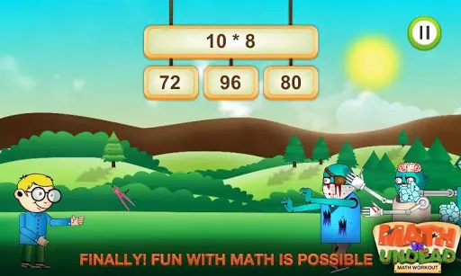 Screenshot di Math vs. Undead: Math Workout