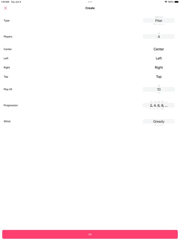 Zrzuty ekranu PrefPool iPad 