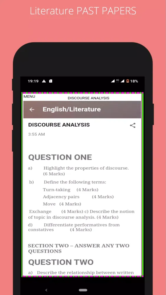 English/Literature Questions স্ক্রিনশট