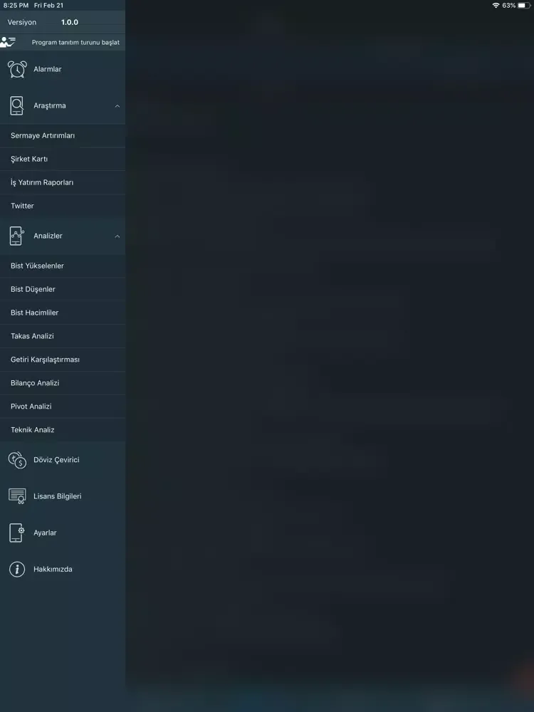 Capturas de pantalla de A1 Matriks iPad 