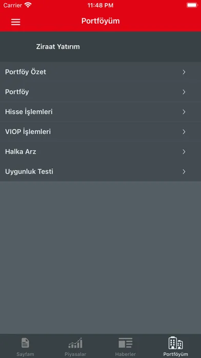 Ziraat Trader Mobile स्क्रीनशॉट