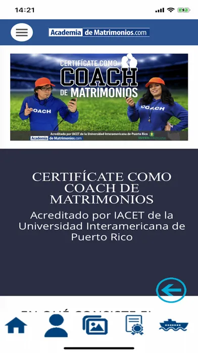 Скриншоты Miembros Academia Matrimonios