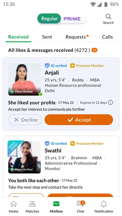 GujaratiMatrimony - Shaadi App スクリーンショット