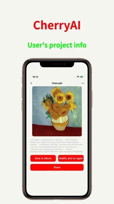 Capturas de pantalla de CherryAI - AI Art Generator